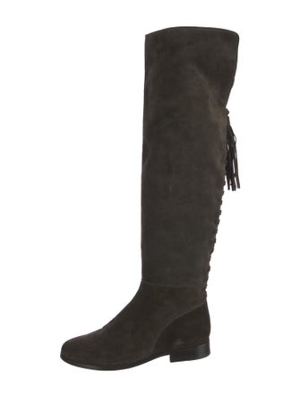 Frye Suede Tassel Accents Boots