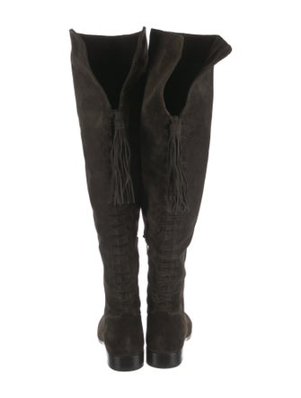 Frye Suede Tassel Accents Boots
