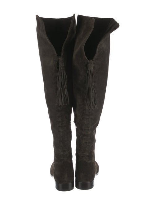 Frye Suede Tassel Accents Boots