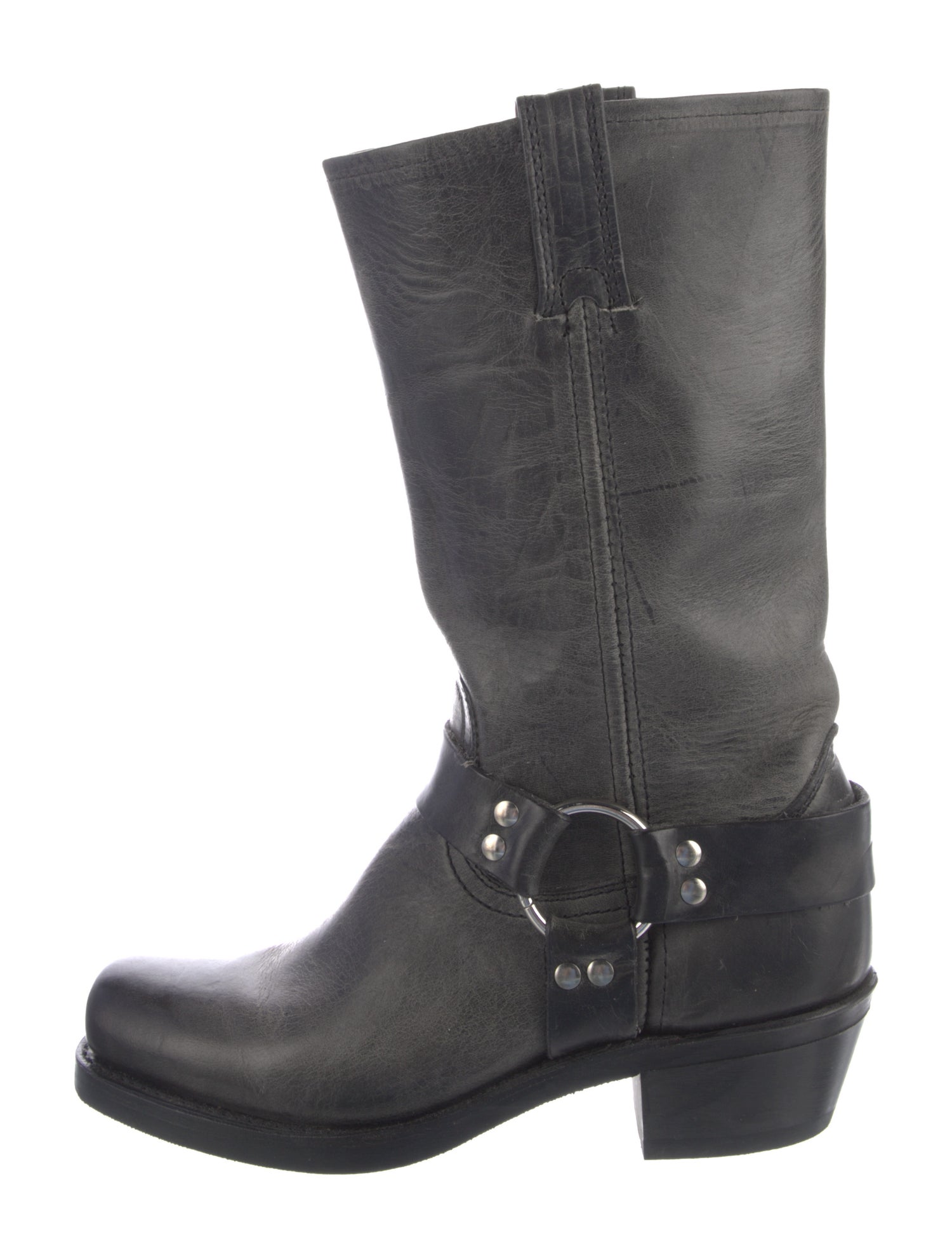 Frye Leather Moto Boots