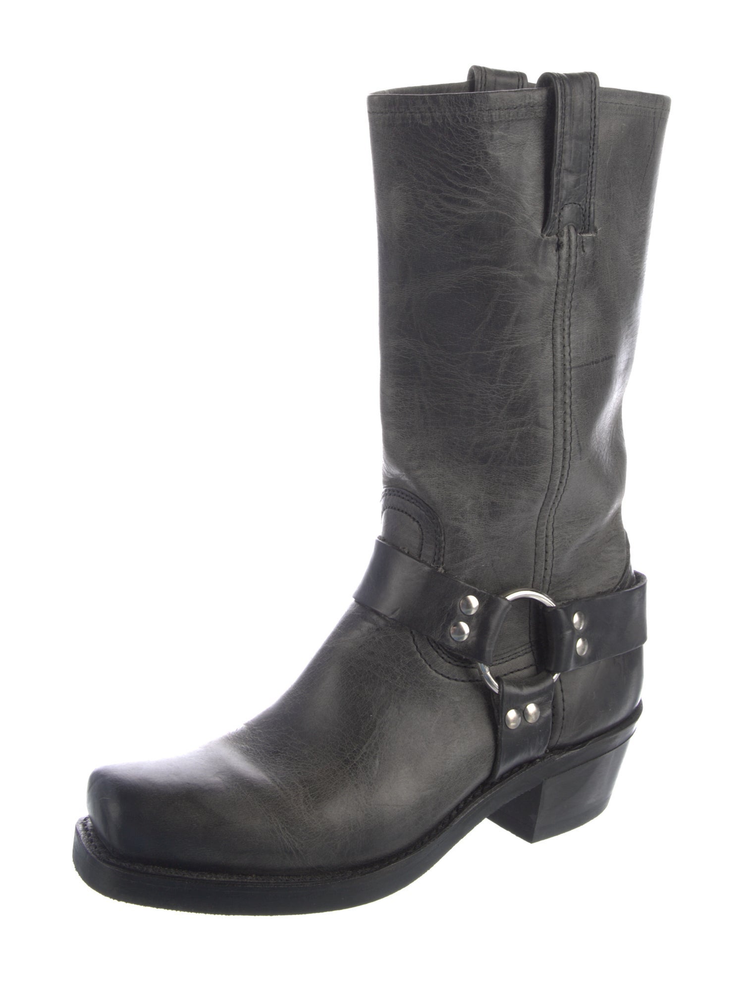 Frye Leather Moto Boots