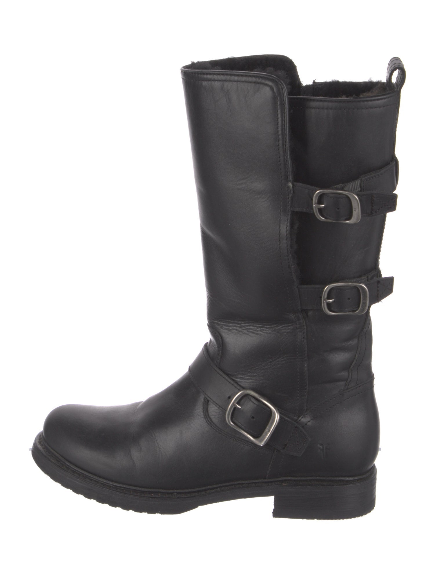 Frye Leather Moto Boots