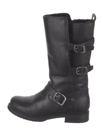 Frye Leather Moto Boots