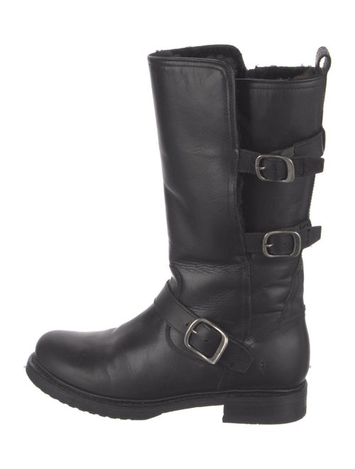 Frye Leather Moto Boots