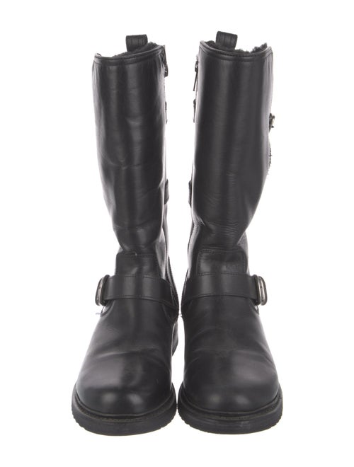 Frye Leather Moto Boots