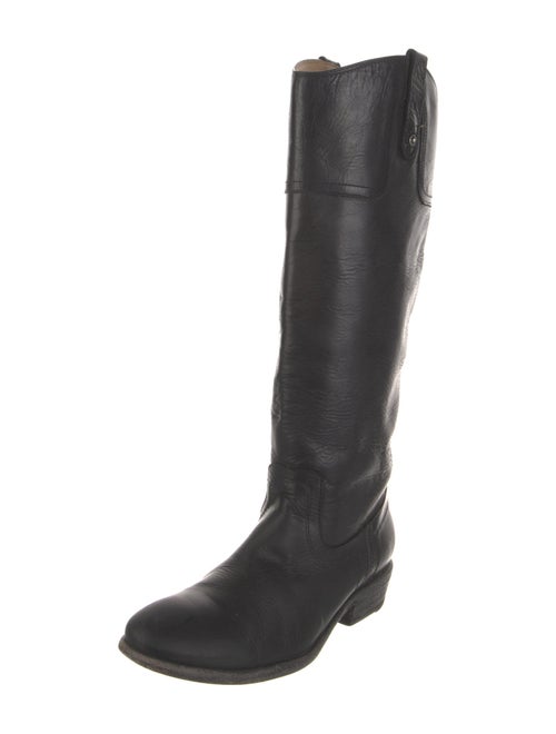 Frye Leather Studded Accents Riding Boots