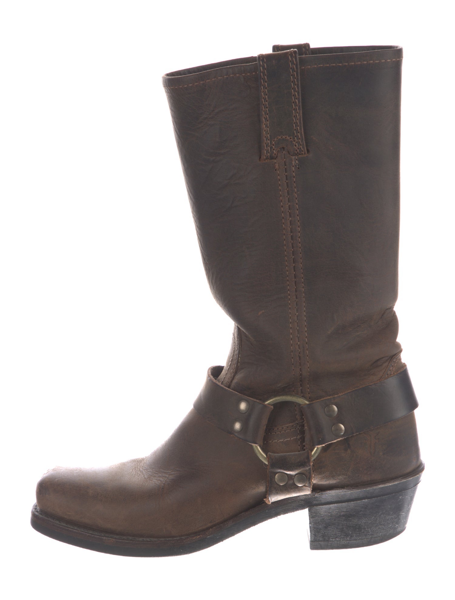 Frye Leather Moto Boots