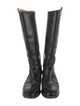 Frye Leather Embroidered Accent Riding Boots