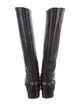 Frye Leather Embroidered Accent Riding Boots
