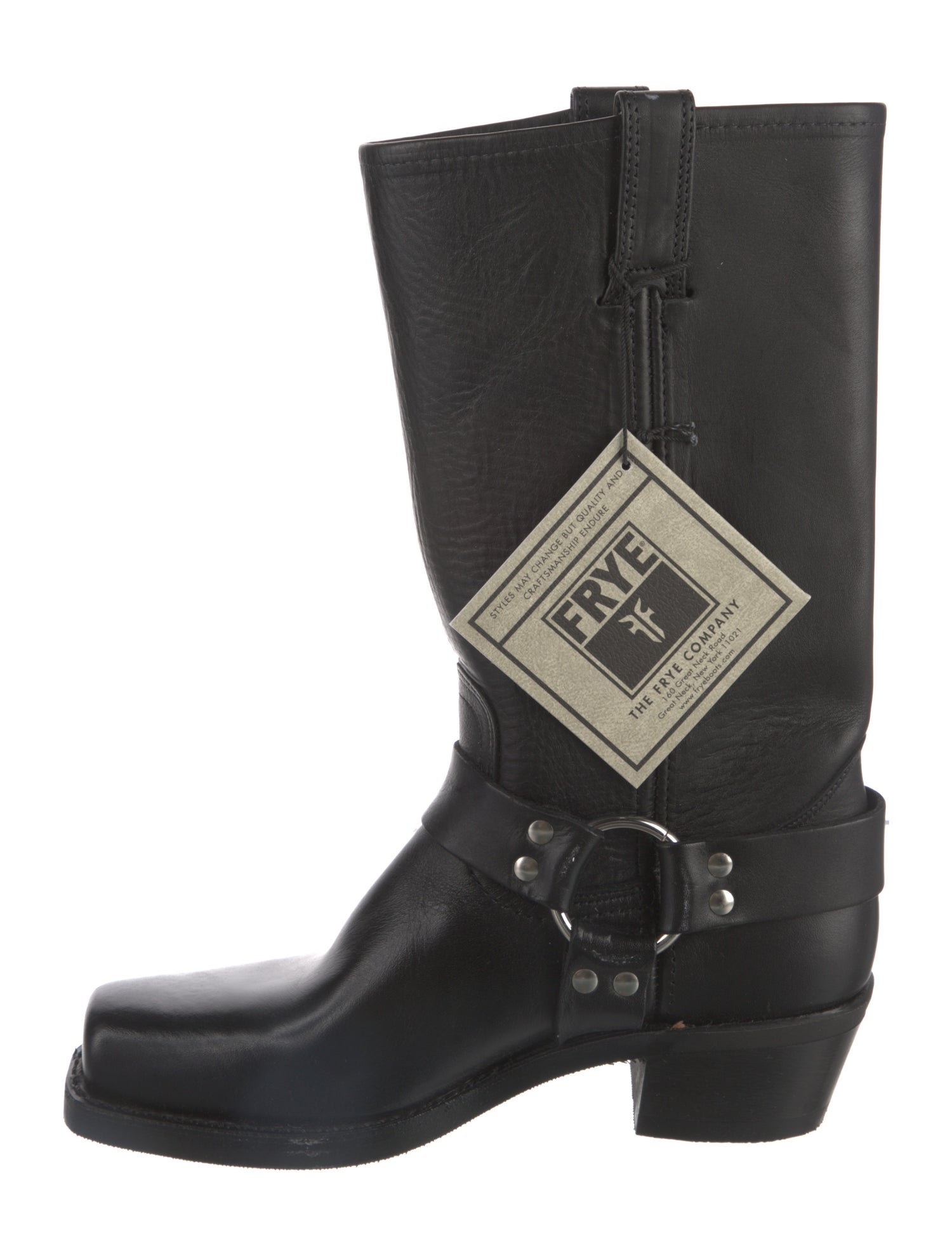 Frye Leather Moto Boots