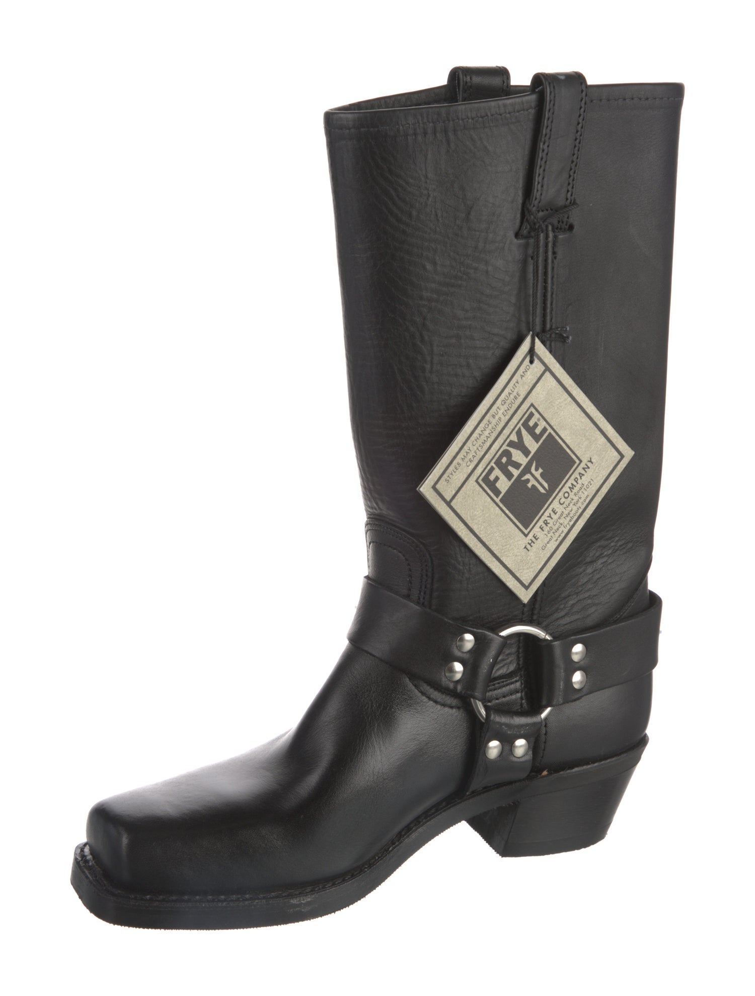 Frye Leather Moto Boots