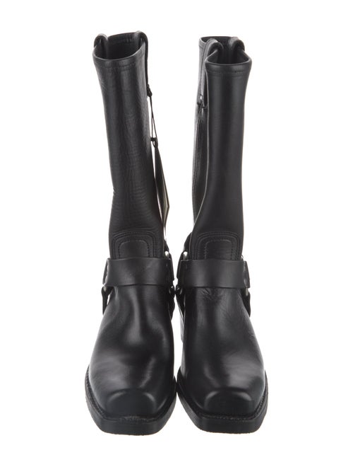 Frye Leather Moto Boots