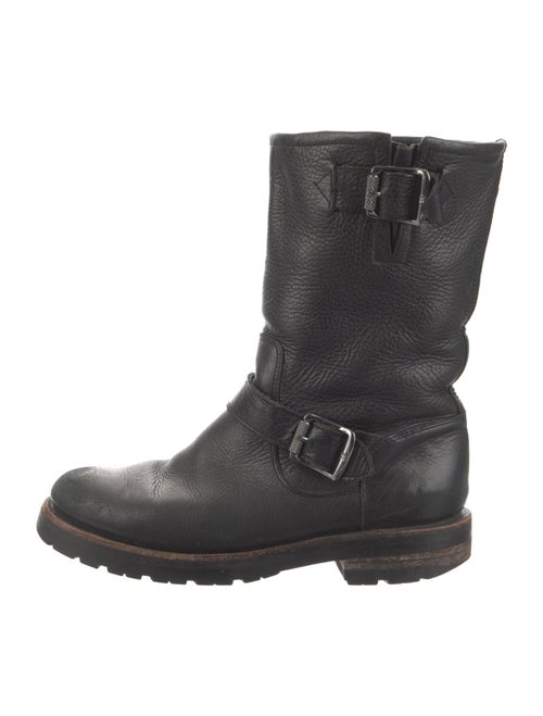 Frye Leather Moto Boots