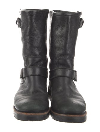 Frye Leather Moto Boots