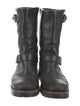 Frye Leather Moto Boots
