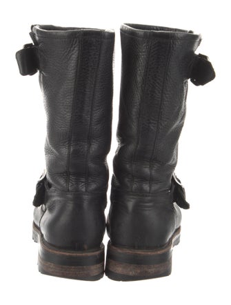 Frye Leather Moto Boots