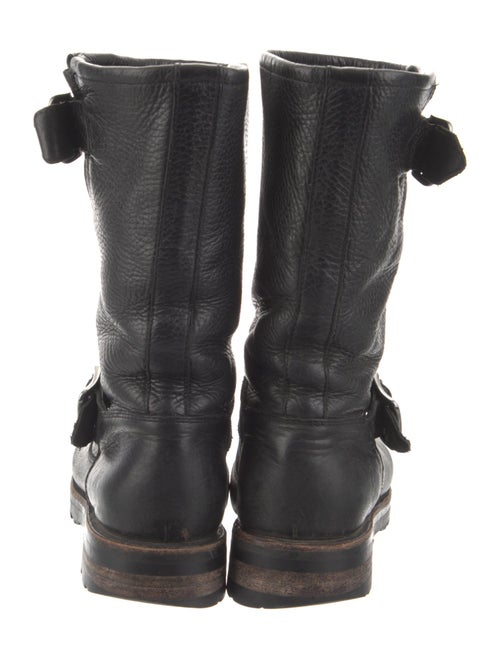 Frye Leather Moto Boots