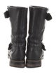 Frye Leather Moto Boots