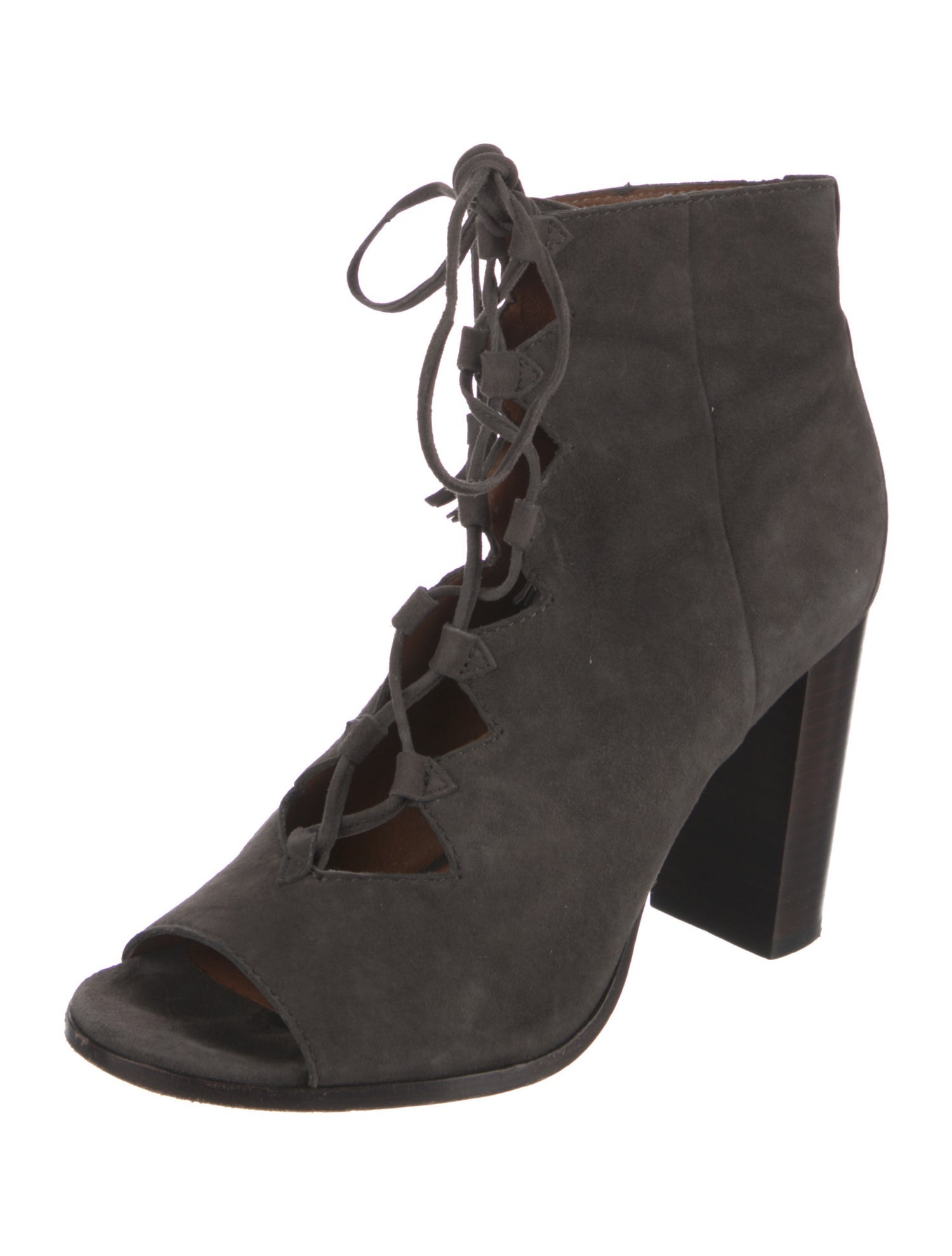 Frye Suede Lace-Up Boots