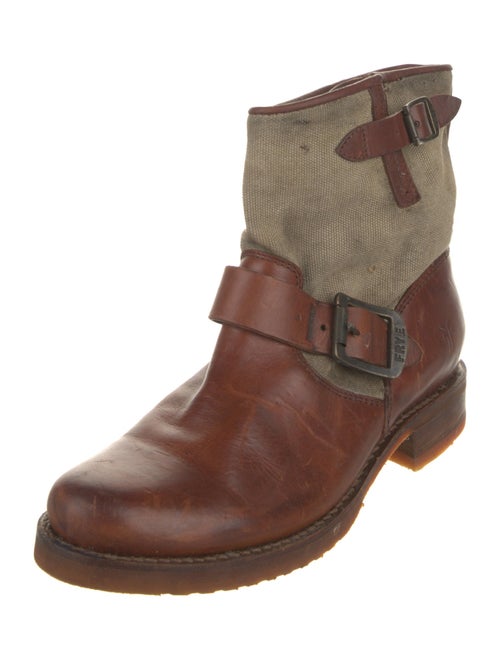 Frye Leather Moto Boots