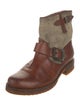 Frye Leather Moto Boots
