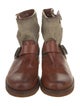 Frye Leather Moto Boots