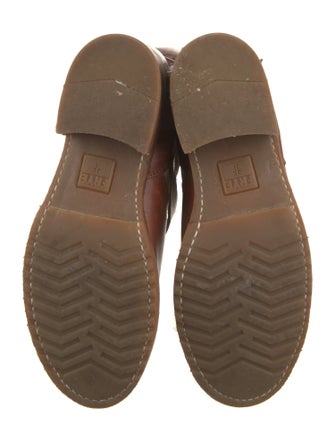 Frye Leather Moto Boots