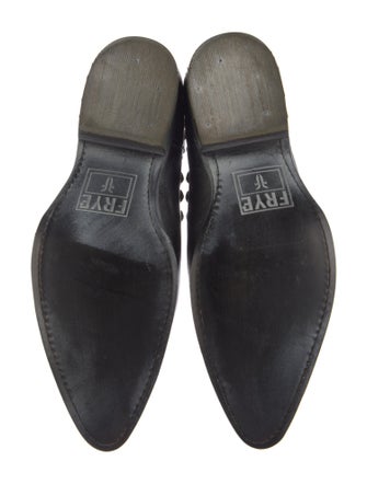 Frye Leather Studded Accents Western Boots