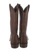 Frye Leather Embroidered Accent Western Boots