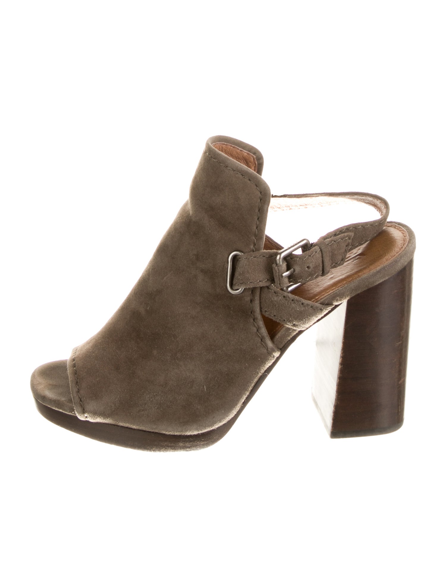 Frye Suede Slingback Sandals