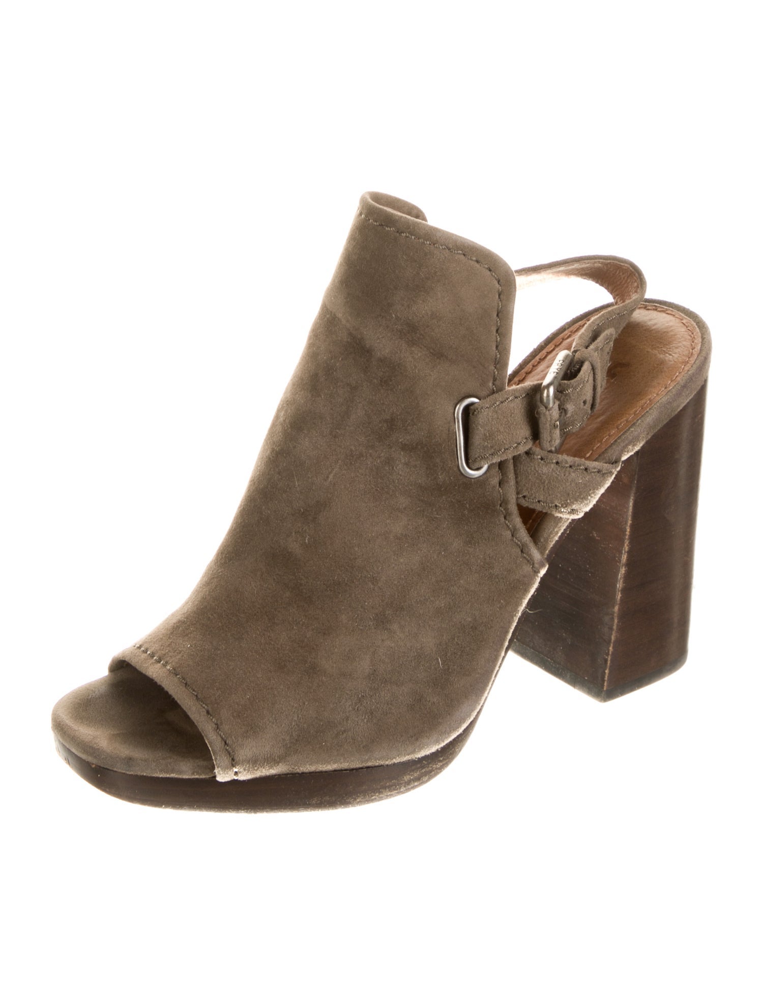 Frye Suede Slingback Sandals