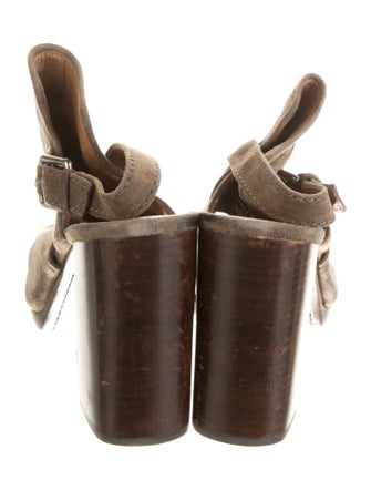 Frye Suede Slingback Sandals