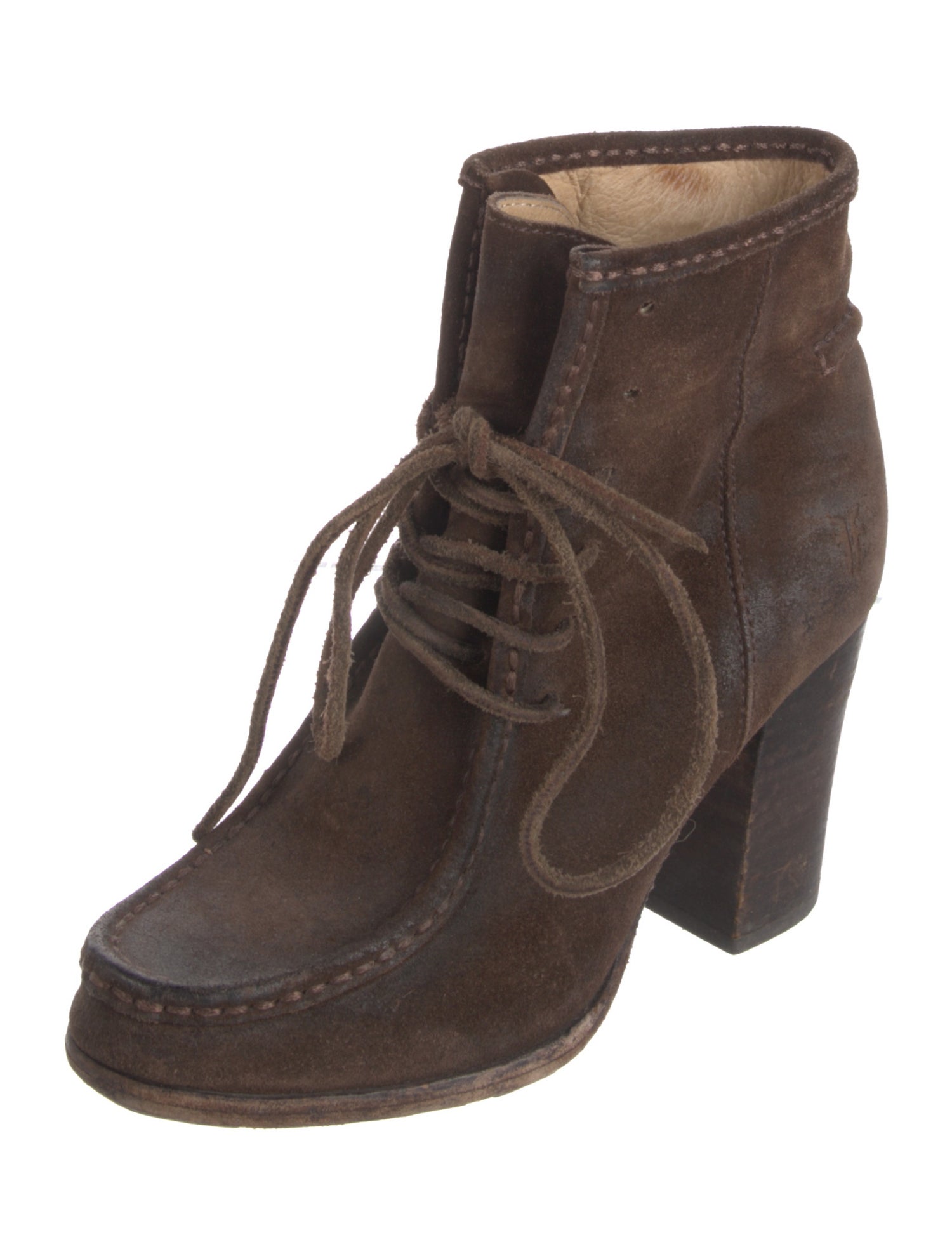 Frye Suede Lace-Up Boots