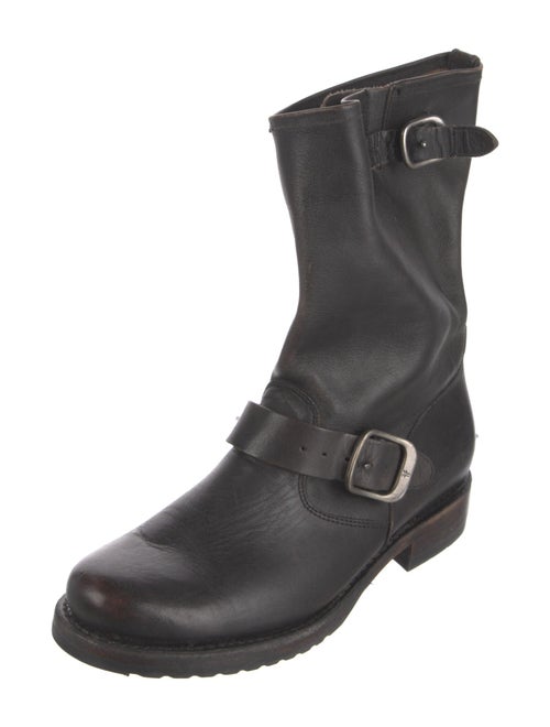 Frye Leather Moto Boots