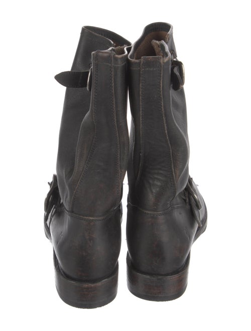 Frye Leather Moto Boots