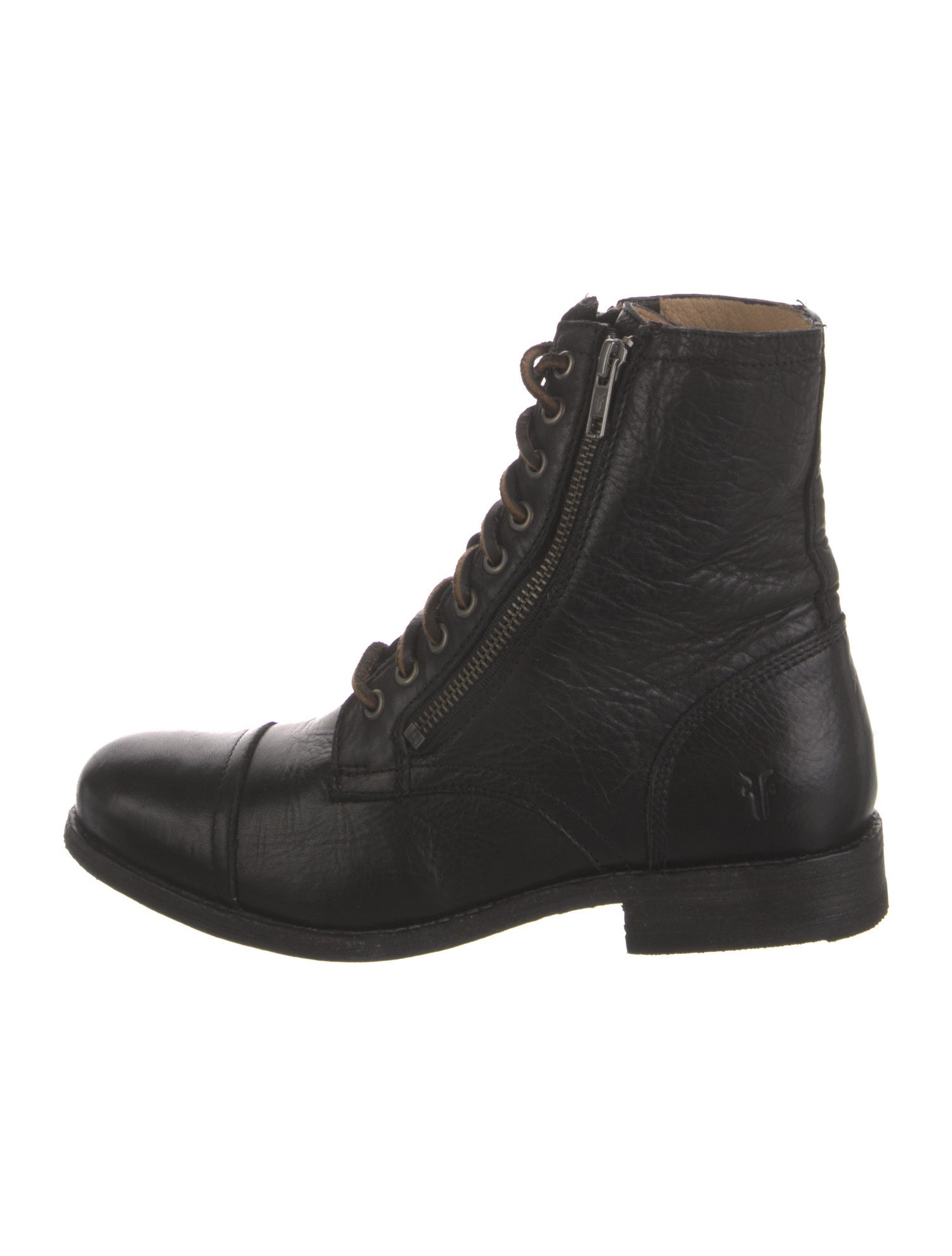 Frye Leather Combat Boots