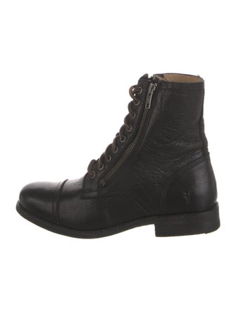Frye Leather Combat Boots