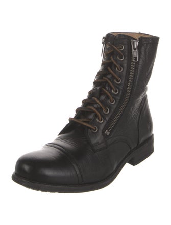 Frye Leather Combat Boots