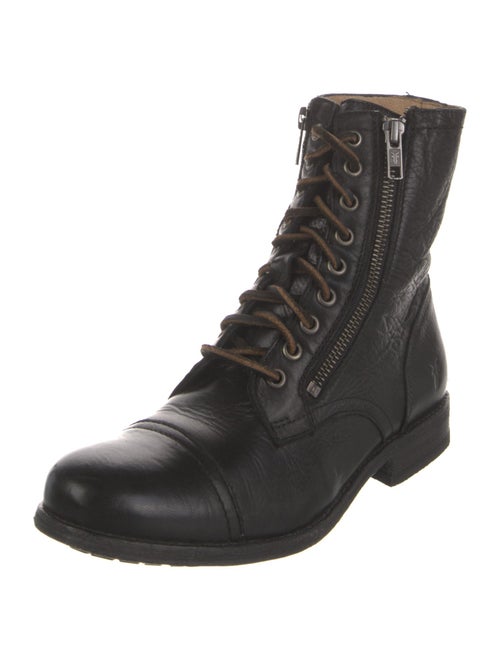Frye Leather Combat Boots
