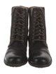 Frye Leather Combat Boots