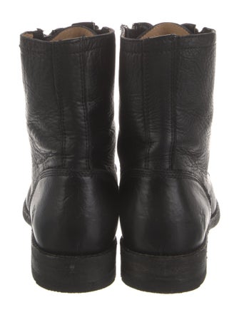 Frye Leather Combat Boots