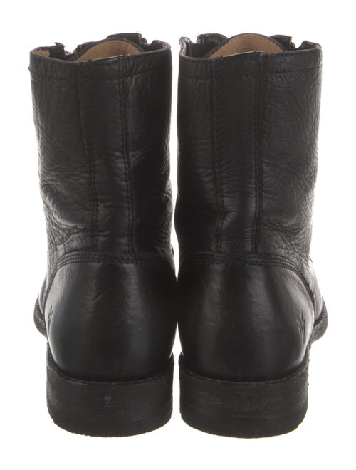 Frye Leather Combat Boots