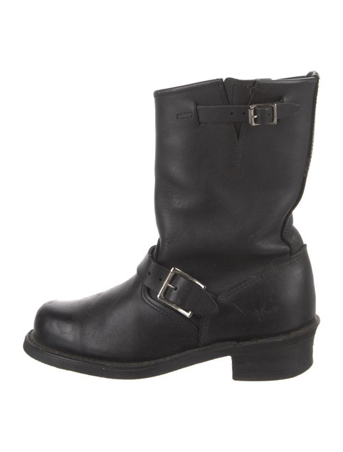 Frye Leather Moto Boots