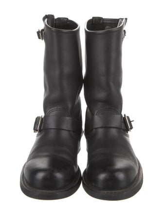 Frye Leather Moto Boots