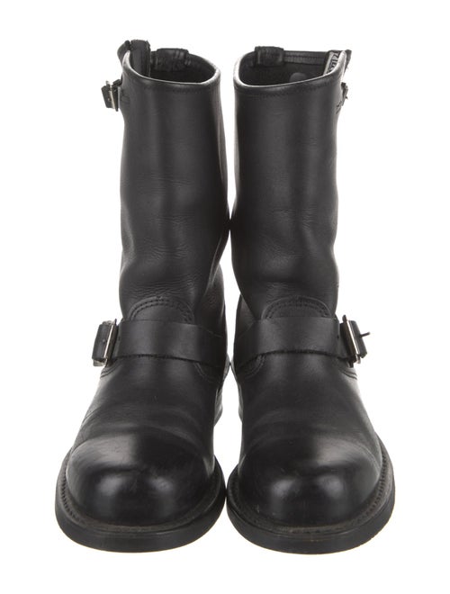 Frye Leather Moto Boots