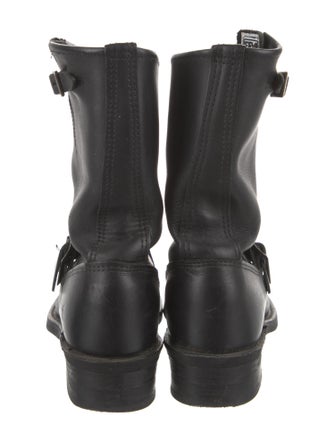 Frye Leather Moto Boots