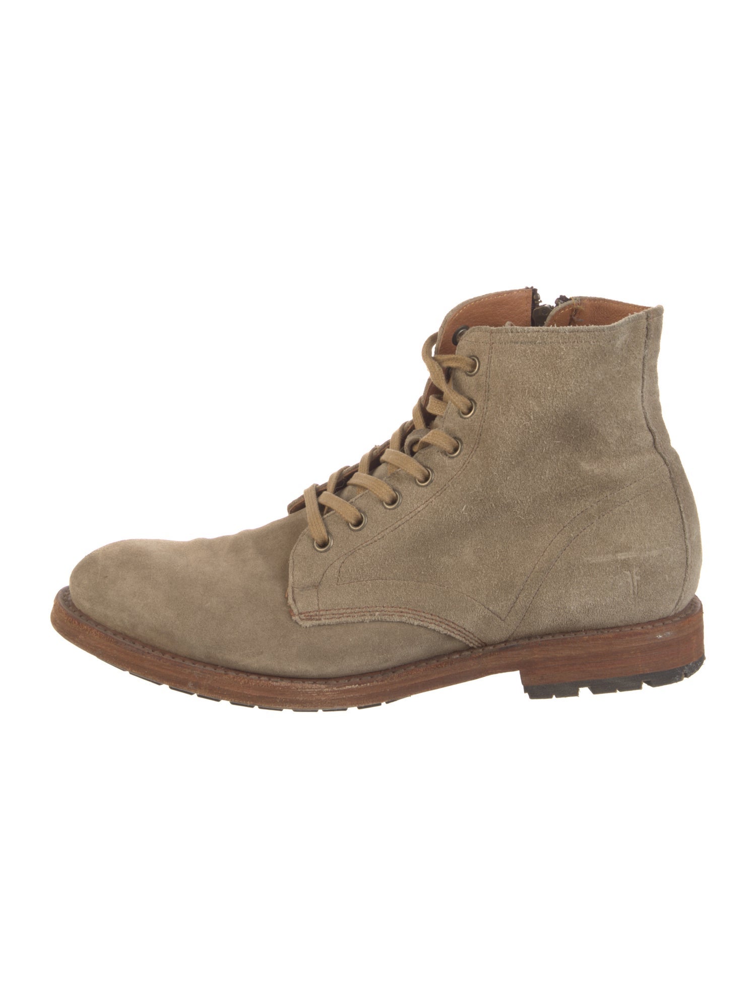 Frye Suede Lace-Up Boots