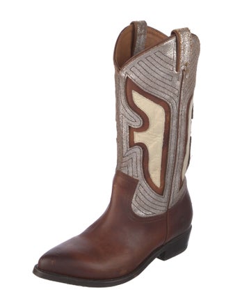 Frye Leather Western Boots