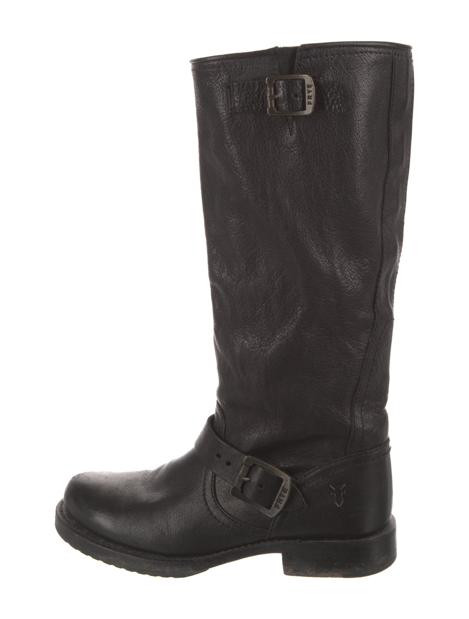 Frye Leather Moto Boots