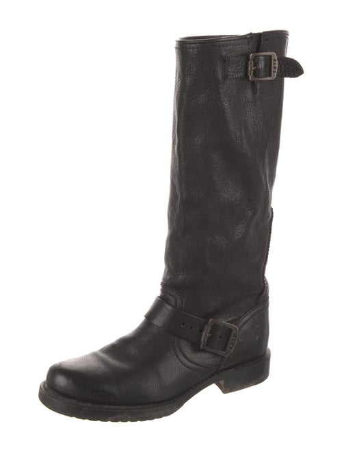 Frye Leather Moto Boots